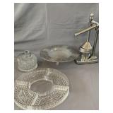Juicer, glass platters, and more