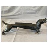 Cast iron Dacshund boot scraper