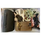 Sea shells, tin pale, and more decor