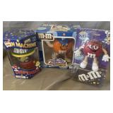 (3) M&M dispensers