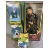 Beetle Bailey ceramic bank, trumpet soldier, more
