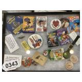 Collectors buttons & more