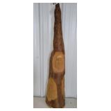 Wooden carved statue