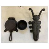 (3) Miniature cast iron pieces