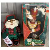 Musical toy soldier and Santa