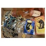 Costume jewelry and rosary