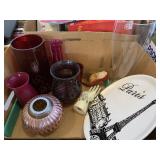 Vases, platter, and more