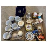 Toy cars, figurines, N Rockwell mugs and more