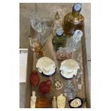 Vintage perfume bottles and snuff bottles