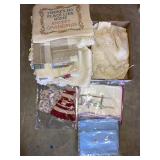 Doilies, crochet doll dresses, vintage doll, more