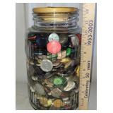 Jar of buttons