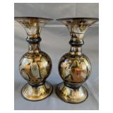 Pyrex dish, candle holders, more