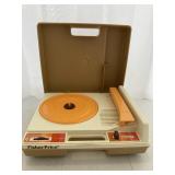 Fisher-Price record player, record cleaning kits