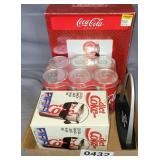 Coca-Cola fountain, tin & dancing can & more