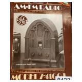 GE replica vintage am fm radio