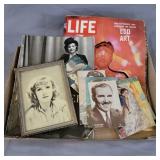 Vintage movie star items, Life magazines and more