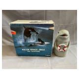 Killer whale phone and dolphin cookie jar
