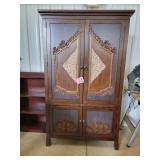 Wooden wardrobe