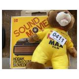 Kodak moviedeck, stuffed animal