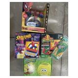 Spider-Man & Power Rangers phone, SpongeBob radio