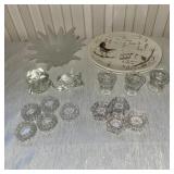 Salt dips, plates, glass frog and more