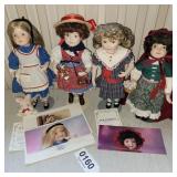 (4) Dolls- Franklin Heirloom by Carol  Lawson