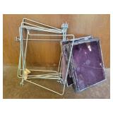 Hanging file racks & window panes