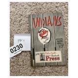 1951 Cleveland Indians official scorecard used