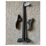 Vintage cast-iron Shoe last, Plymouth Ohio