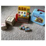 Fisher Price cash register, more
