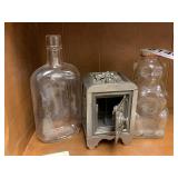 Kenton brand mini safe and glassware