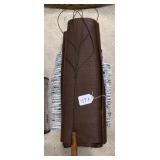 Rag rug, yoga mats, and rug beater