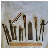 Chisels, woodwork tools and more