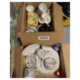 Plates, decorative tea pots and more