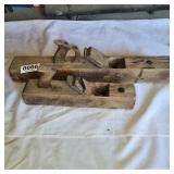 (2) large vintage planers