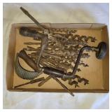 Drill bits, hand drill and concrete tool