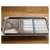 Picture frame, punch bowl set