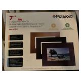 Philips DVD player, Polaroid picture frame
