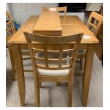 Wooden high top dinning room table