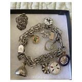 Sterling Silver bracelet and ring