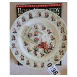 Political pins, Presidential plate & magazine