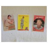 Enos Slaughter, Bob Skinner, Jim Lemon Topps Cards
