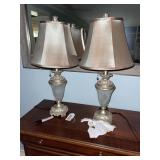 (2) table lamps