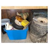 Tires, dampproofing, more