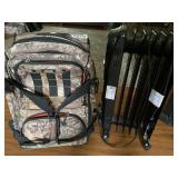 (2) Space Heaters, luggage