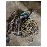 Garden Hose and sprinkler