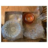 Cake stand, berry bowls, glassware and more.