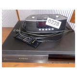 4 Head VHS player, radio