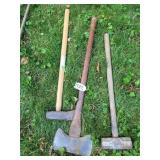 Sledgehammer and (2) axes