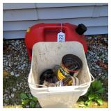 Gas can and misc